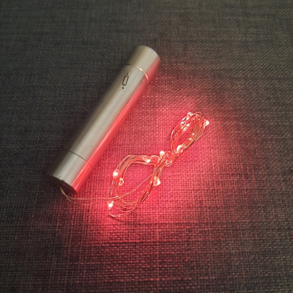 Red Wine Bottle LED Lights Light String AA Battery Operated Automatic Timer 6/18 - Picture 8 of 9